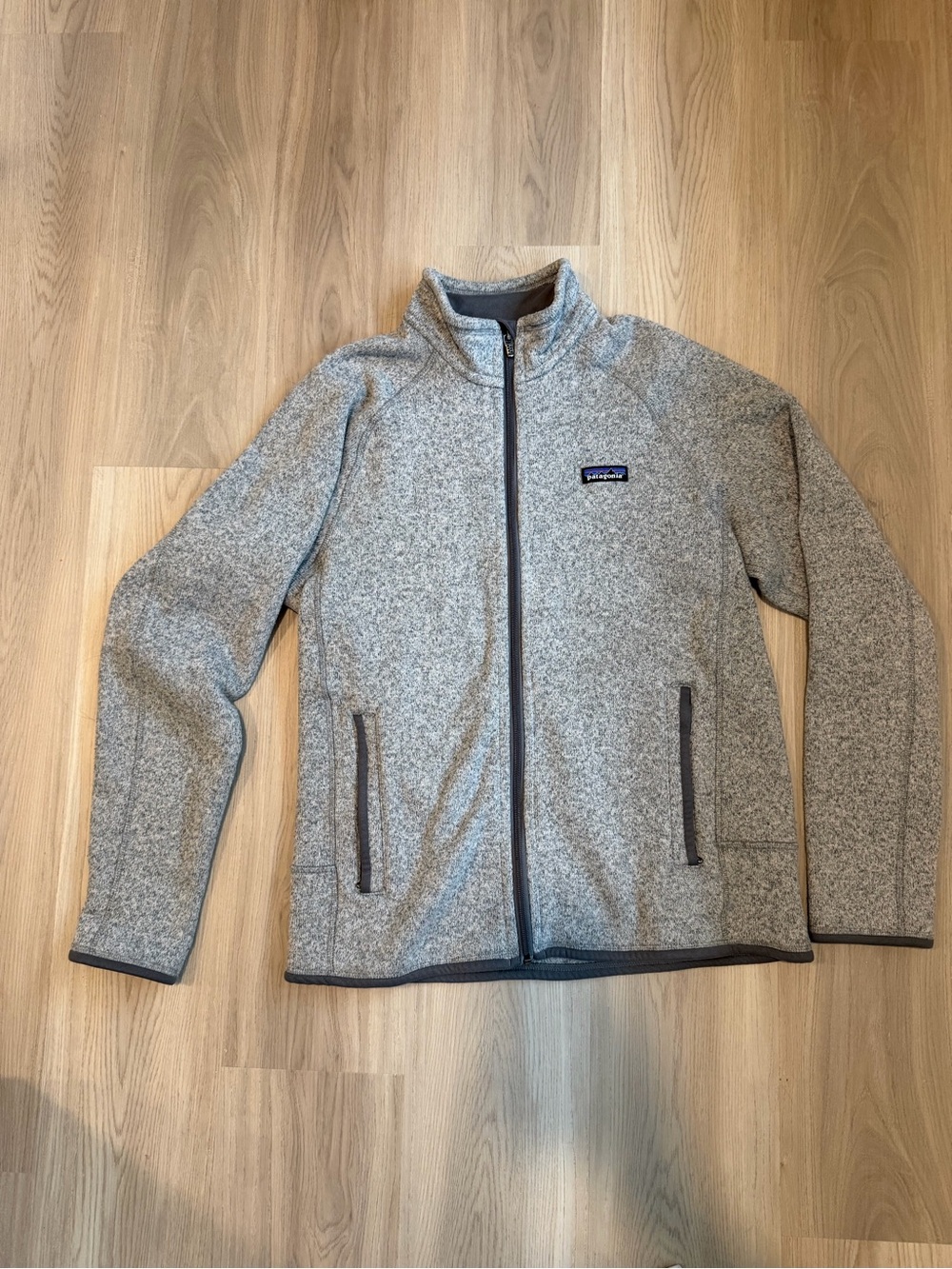 Patagonia Men’s Fleece Jacket in Heather Gray